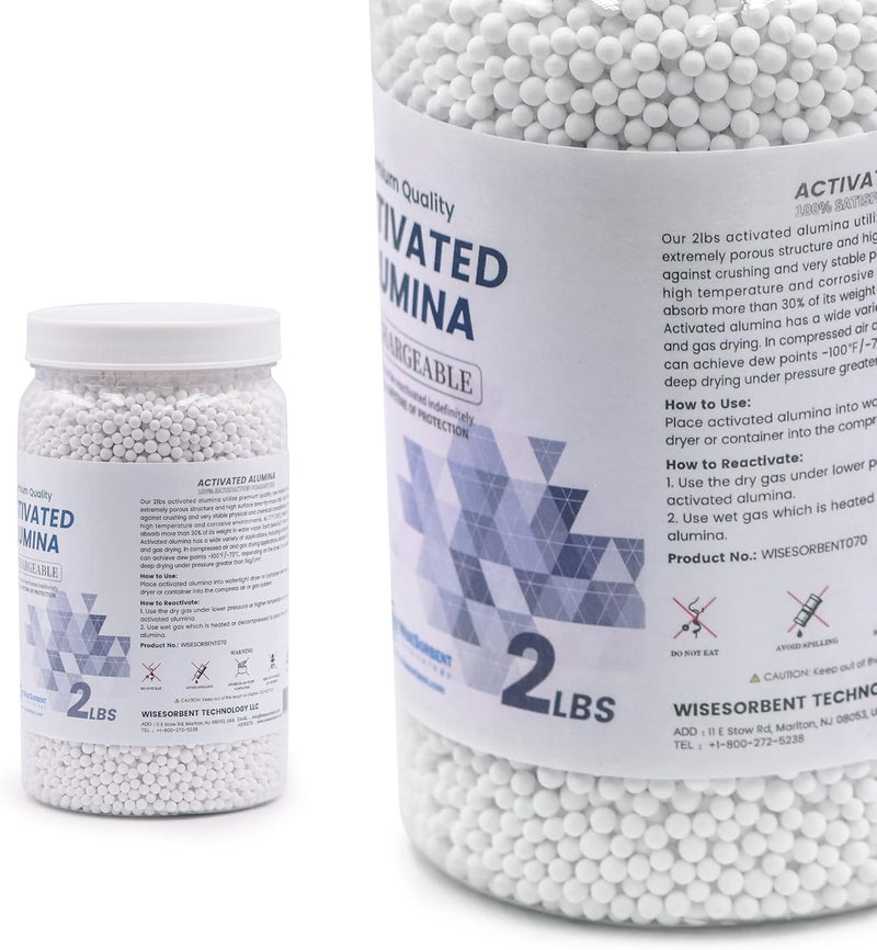 Wisesorb 4 LBS Activated Alumina, Alumina Desiccant Great for Filament Drying, Reusable Dessicant Dehumidifiers Desiccant Moisture Absorber Prevent Wet Filament - Image 3